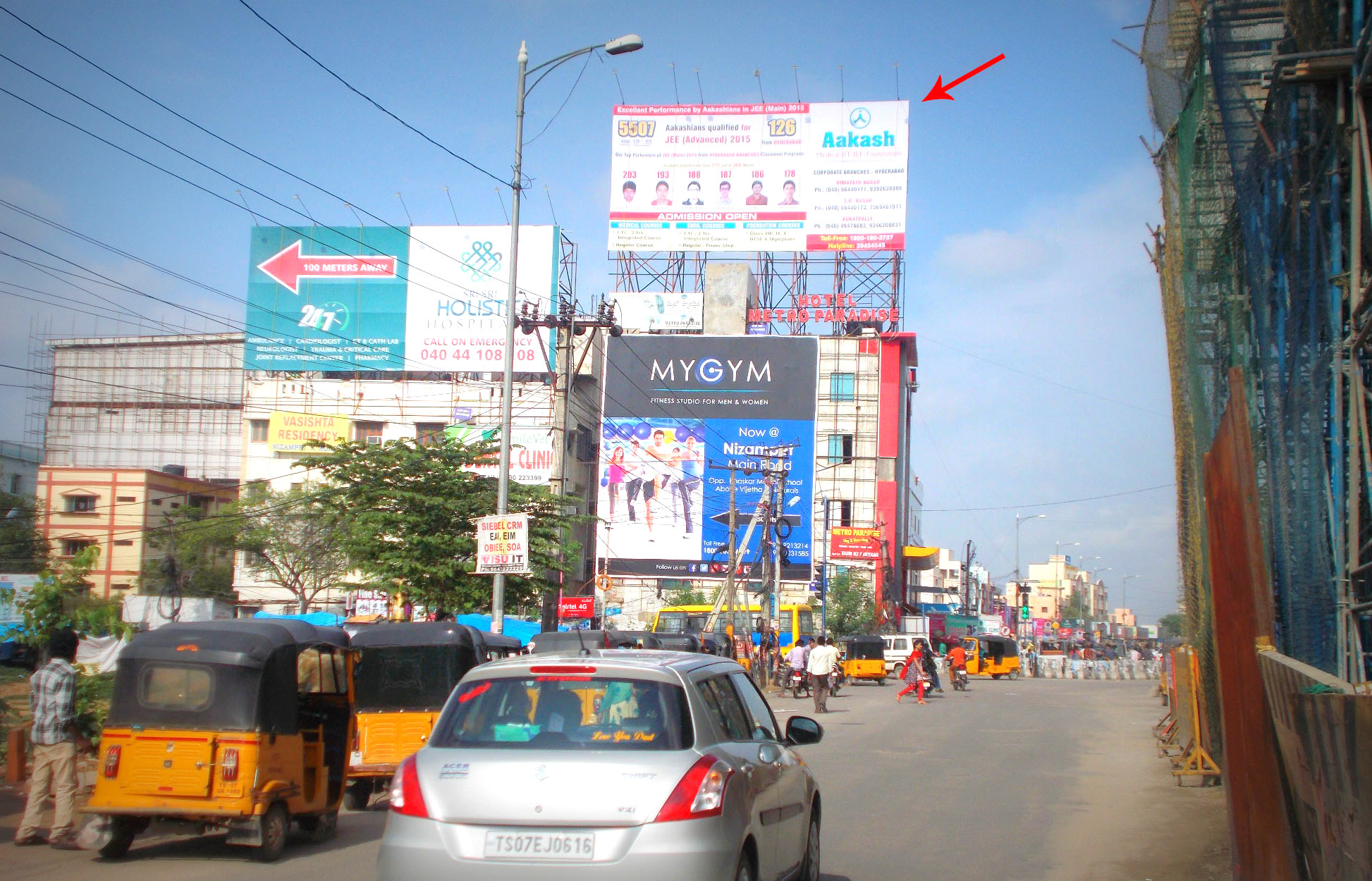 Advertise On Billboards In Nizampet Cross Road