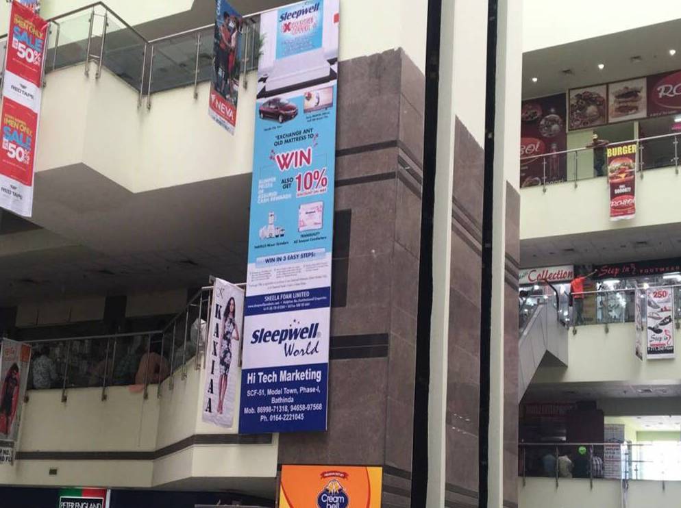 Billboards Advertising In Mittal Mall Lt Pillar
